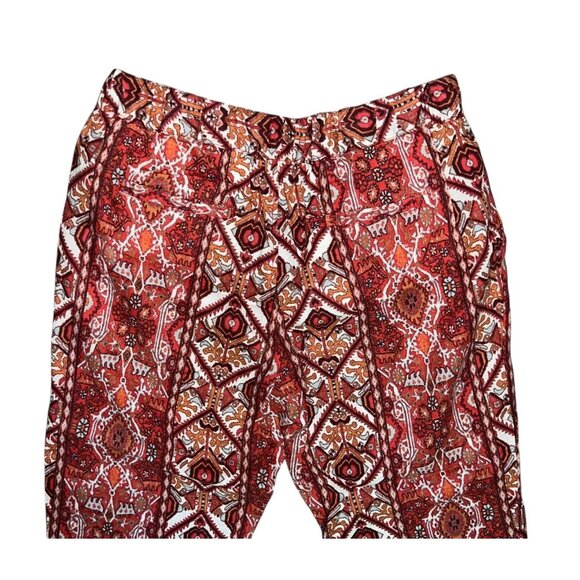 Rachel Zoe Womens 100% Linen Boho-Style Casual Pants Size Medium Womens Pockets - Picture 8 of 8